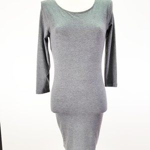 Forever 21 Fitted Grey Dress